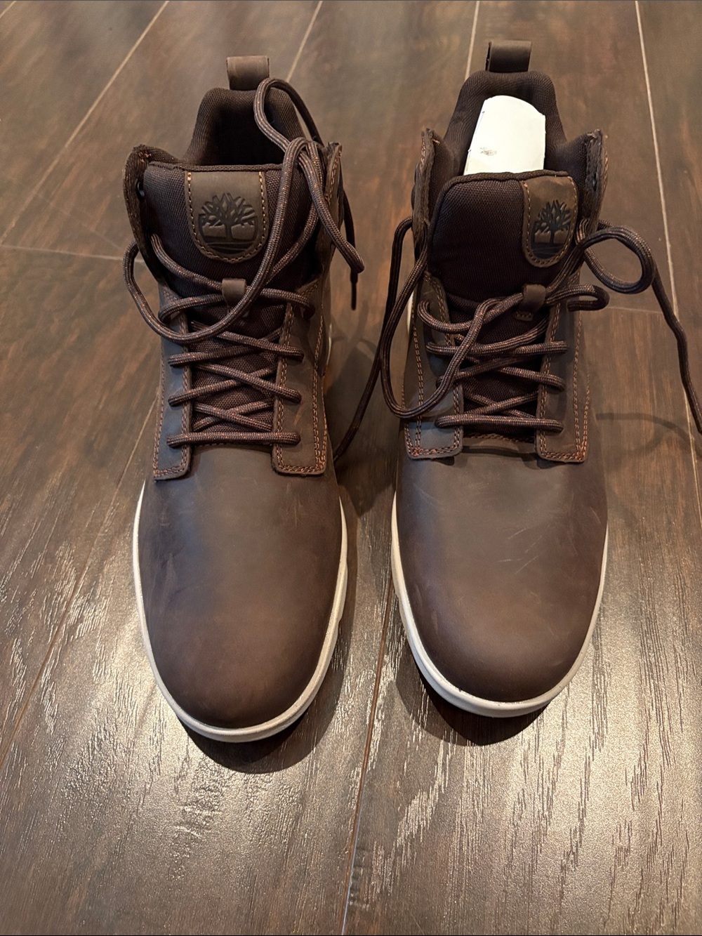 Timberland Parker Street Mid lace Sneaker Boots for Men in Dark Brown